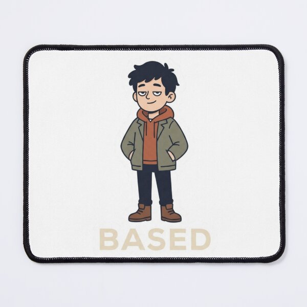 Item preview, Based Confidence Cartoon Sticker designed and sold by Imaginarium of Chaos falcon88 .