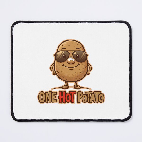 Item preview, One Hot Potato Funny Summer Potato Tee designed and sold by 7Four1 Designs.