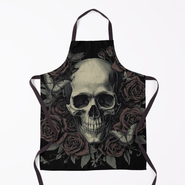 Item preview, Gothic Skull and Roses Dark Romantic Art designed and sold by AEVORI.