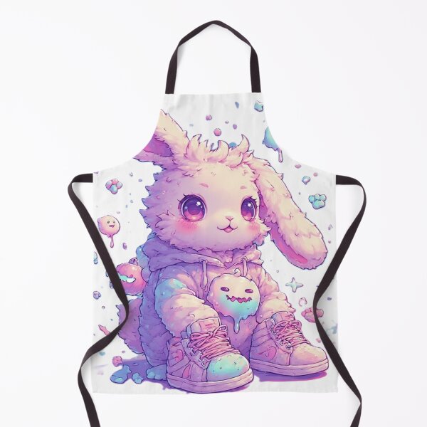 Item preview, Cute Kawaii Bunny in Hoodie and Sneakers by NegarTvDesigns designed and sold by NegarTv Designs.