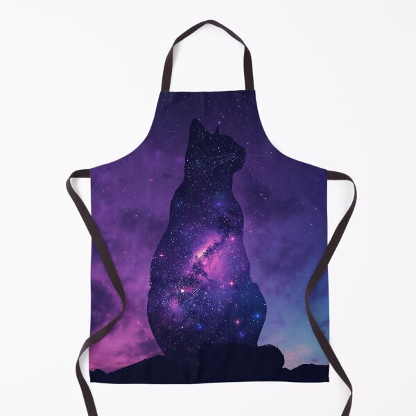 Item preview, Celestial Cat Galaxy Stars Mystical Art designed and sold by AEVORI.