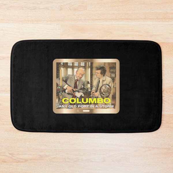 Item preview, Always Watching Columbo… VI (on Black) designed and sold by PawsitiveMum3.