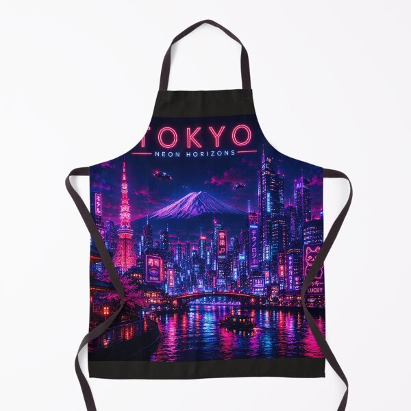 Item preview, Tokyo Neon Horizons | Cyberpunk Skyline | Futuristic Cityscape | Synthwave Travel Art designed and sold by Neo Tokio.