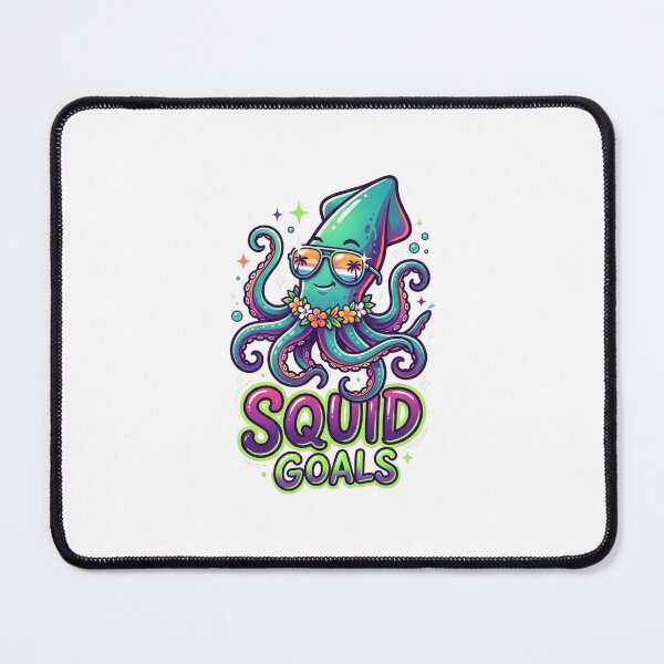 Item preview, Squid Goals Funny Summer Squid Tee designed and sold by 7Four1 Designs.