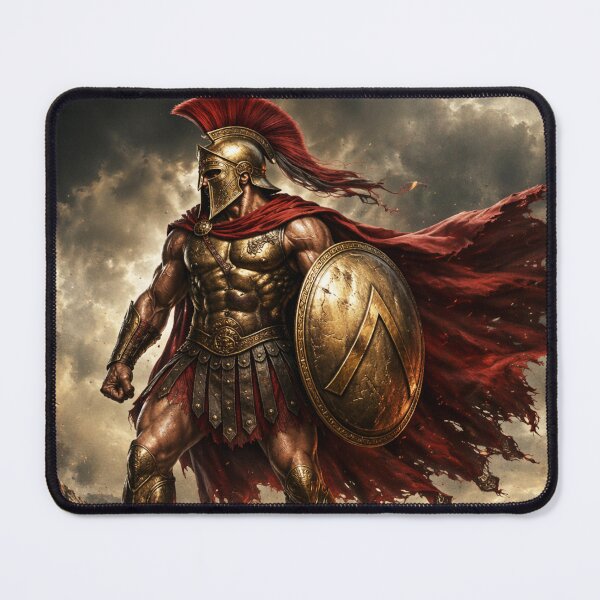 Item preview, Epic Spartan Warrior with Shield designed and sold by Mavila Forge.