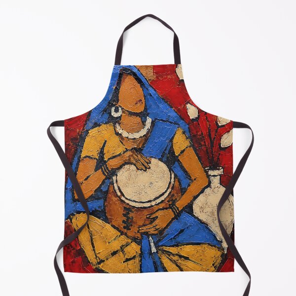 Item preview, Soul of the Drum | Contemporary Indian Folk Art | Rhythm of the Village designed and sold by KARTICK DUTTA.