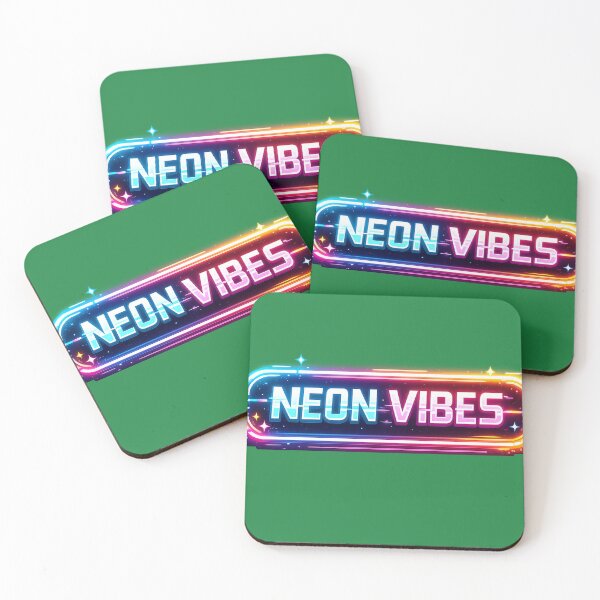 Item preview, Neon Vibes | Retro Synthwave Aesthetic | Vaporwave Glow | Colorful Neon Design designed and sold by VasiArtLab.