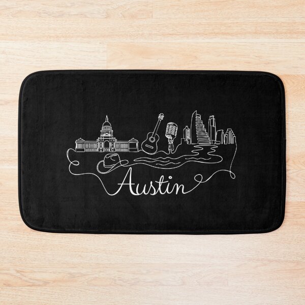 Item preview, Austin Texas Souvenir Men Skyline Austin designed and sold by DSWShirts.