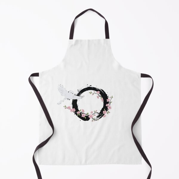 Item preview, Cute Shima Enaga Sakura Cherry Blossom Enso Circle designed and sold by ArcApparel2020.