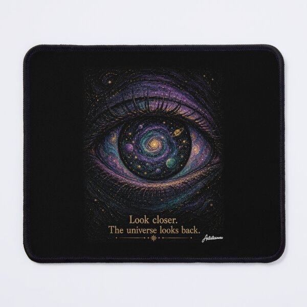 Item preview, Cosmic Eye Galaxy Iris Spiral Nebula Hypnotic Dark Art designed and sold by Artisticanvas.