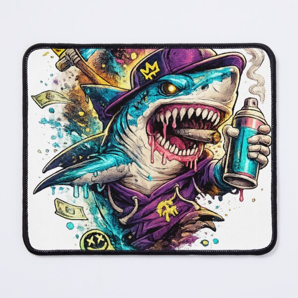 Item preview, rekin grafitii designed and sold by Brejko.