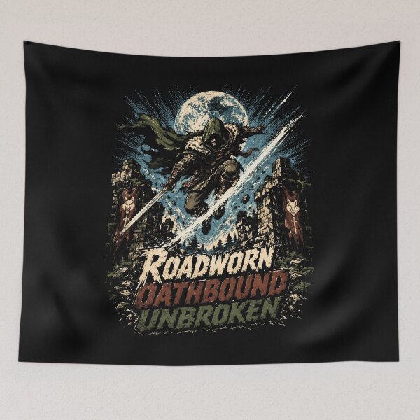 Item preview, Roadworn Oathbound Unbroken Fantasy Ranger Sword Art designed and sold by Fenay Designs.