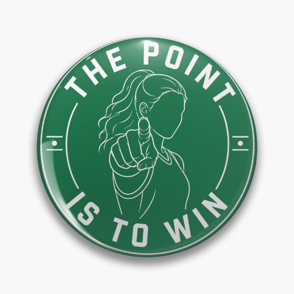Item preview, The Point Is To Win Minimalist Motivational Line Art Quote designed and sold by Bhinfy.