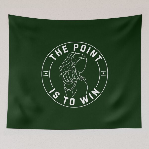 Item preview, The Point Is To Win Minimalist Motivational Line Art Quote designed and sold by Bhinfy.