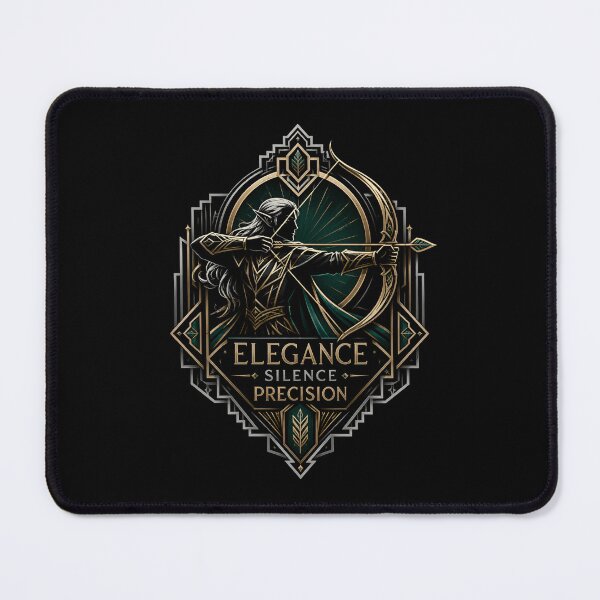 Item preview, Elegance Silence Precision Elven Archer Art Deco Fantasy designed and sold by Fenay Designs.