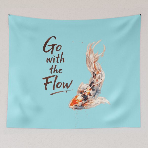 Item preview, Go with the Flow Koi designed and sold by BlueBandedBee94.