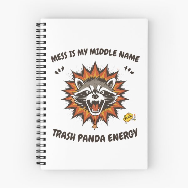 Item preview, Mess Is My Middle Name Trash Panda Energy Raccoon designed and sold by Pablo70 Store.