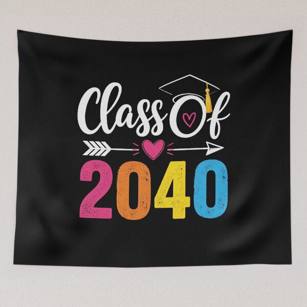 Item preview, Class of 2040 With Teacher – Pink Coquette Bow First Day of School Design designed and sold by viectory.