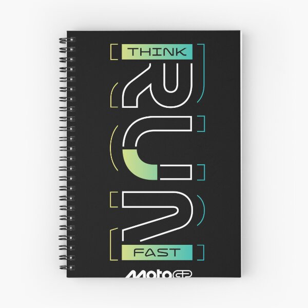 Item preview, Think Run Fast MotoGP Racing Geometric Typography designed and sold by Stotee.