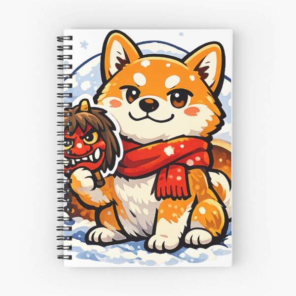 Item preview, Akita Namahage Shiba Inu Sticker | Cute Japanese Winter Dog | Kawaii Japan Culture Anime Design designed and sold by kawaii animal store (in Japan).