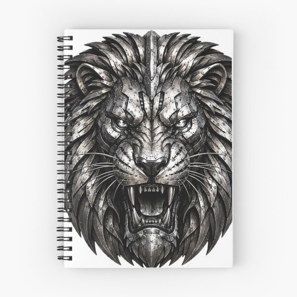 Item preview, Steel Lion V3 – Industrial Metal Lion Head | Steel Beast Mechanical King designed and sold by SteelCoat Studio.