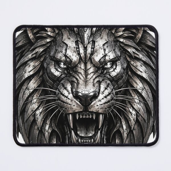 Item preview, Steel Lion V3 – Industrial Metal Lion Head | Steel Beast Mechanical King designed and sold by SteelCoat Studio.