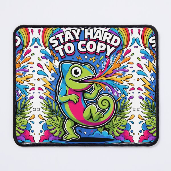Item preview, Stay Hard To Copy Chameleon designed and sold by CutePawCreation.