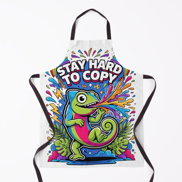 Item preview, Stay Hard To Copy Chameleon designed and sold by CutePawCreation.