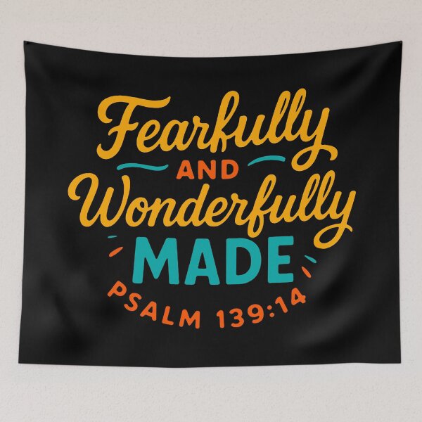 Item preview, Psalm 139:14 Fearfully And Wonderfully Made designed and sold by plushism.
