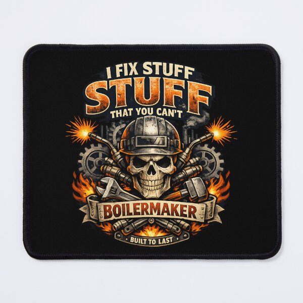 Item preview, I Fix Stuff That You Can't - Boilermaker Skull designed and sold by SidTastic .