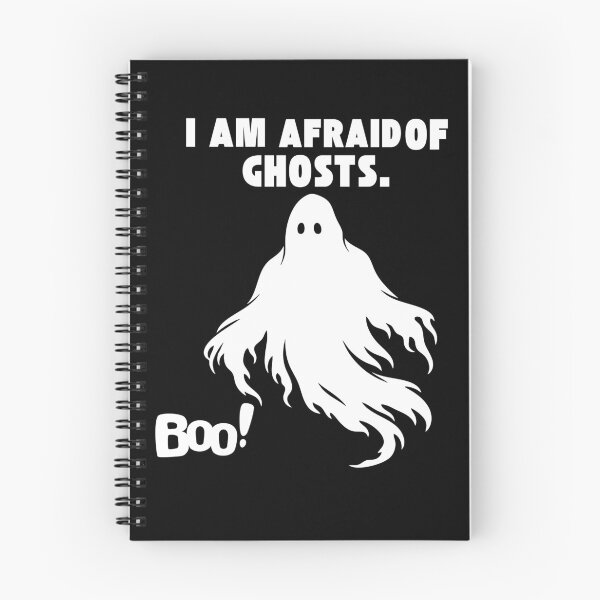 Item preview, I Am Afraid of Ghosts Boo Funny Halloween Ghost T-Shirt Design designed and sold by Wirath Shop.