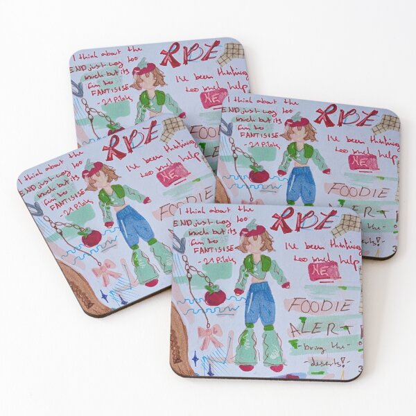 Item preview, Indie Sketchbook Character Design & Lyrics Collage designed and sold by Canvas & Chaos.