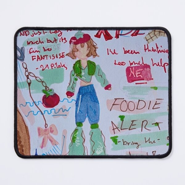 Item preview, Indie Sketchbook Character Design & Lyrics Collage designed and sold by Canvas & Chaos.