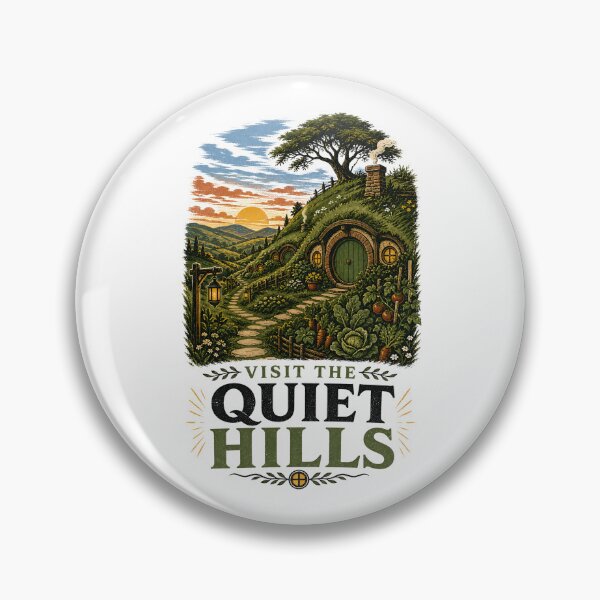 Item preview, Visit The Quiet Hills Cozy Fantasy Halfling Home Sunset designed and sold by Fenay Designs.