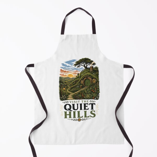 Item preview, Visit The Quiet Hills Cozy Fantasy Halfling Home Sunset designed and sold by Fenay Designs.