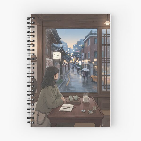 Item preview, Seoul Escape: Peaceful Teahouse View in a Traditional Alley designed and sold by SOOstudio73.