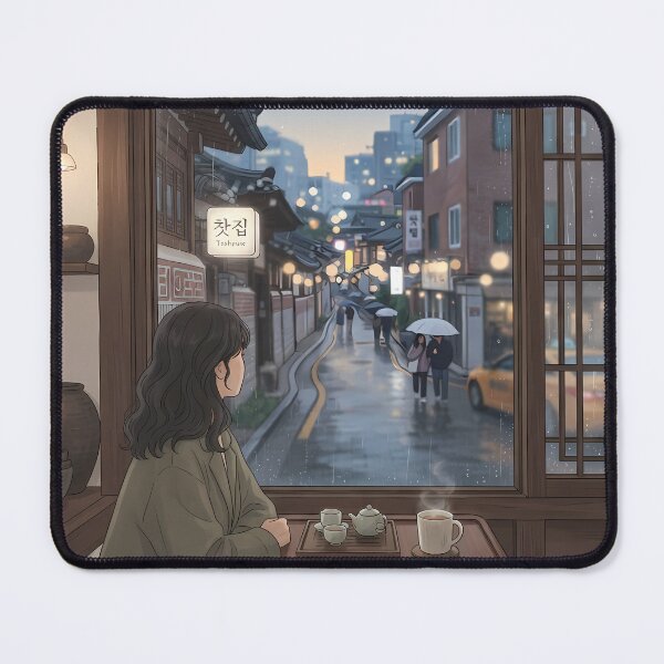 Item preview, Seoul Escape: Peaceful Teahouse View in a Traditional Alley designed and sold by SOOstudio73.