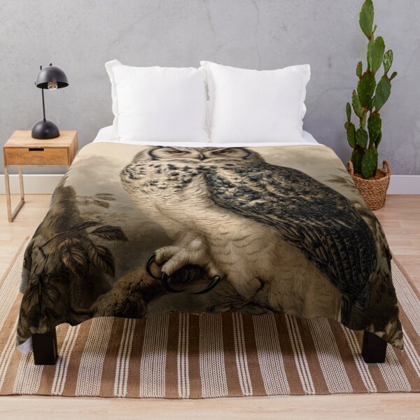 Item preview, T-Shirt - Sticker - Vintage Eurasian Eagle-Owl Print designed and sold by ForeverPrintsOK.