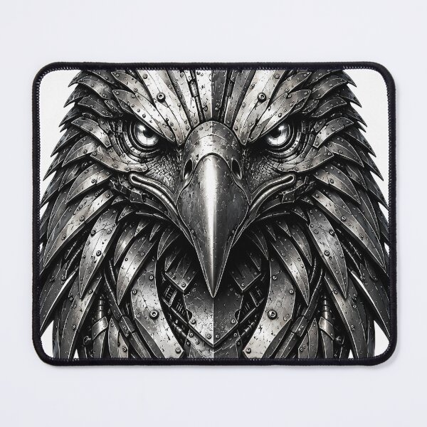 Item preview, Steel Eagle V3 – Industrial Metal Eagle Head | Steel Beast Mechanical Predator designed and sold by SteelCoat Studio.