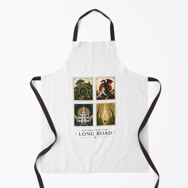 Item preview, Letters From The Long Road Vintage Fantasy Stamp Art designed and sold by Fenay Designs.