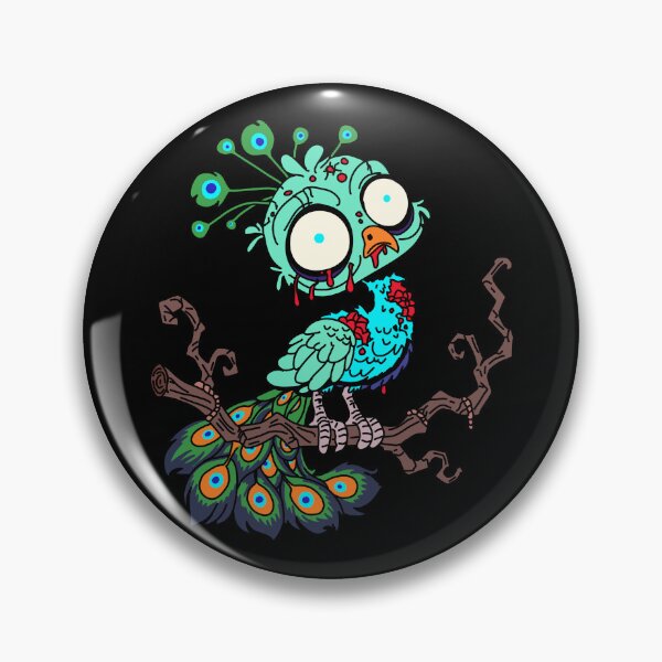 Item preview, Zombie Peacock designed and sold by HRSCreates.