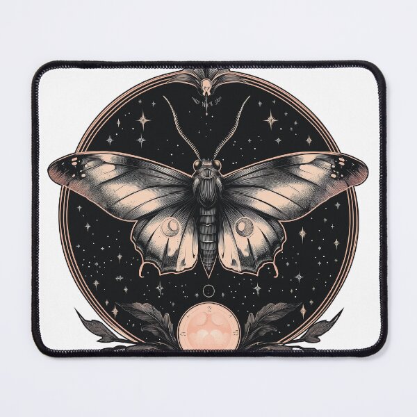 Item preview, Mystical Moth Celestial Moon Phase Occult Illustration Design designed and sold by DeadPixlDesigns.