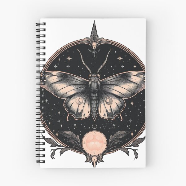 Item preview, Mystical Moth Celestial Moon Phase Occult Illustration Design designed and sold by DeadPixlDesigns.