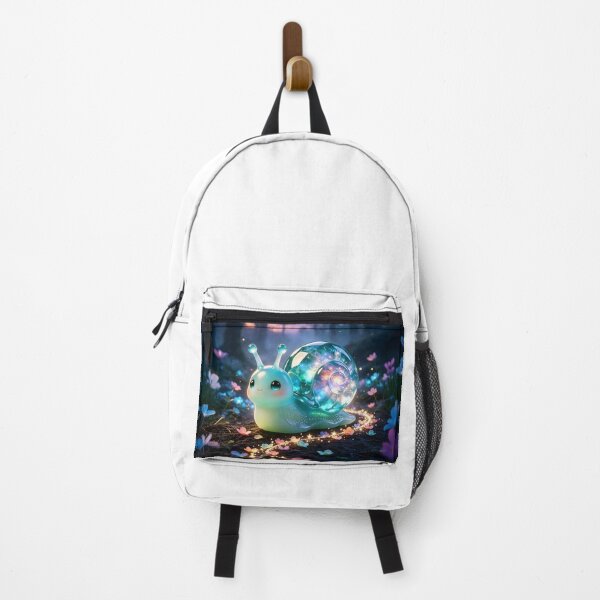 Item preview, Starry Trail Guardian - Cute Emerald Snail Leaving Magic Tracks designed and sold by ABYSSLAB.