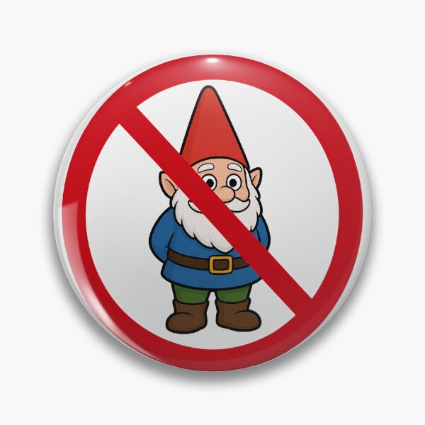 Item preview, No Gnome Funny Anti Garden Gnome Design designed and sold by MonkiFlipp.