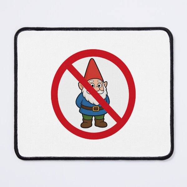 Item preview, No Gnome Funny Anti Garden Gnome Design designed and sold by MonkiFlipp.