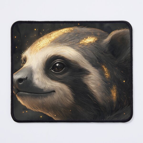 Item preview, Sloth Golden Fur Fantasy Animal Mystic Forest Dream designed and sold by mildaclairmo.