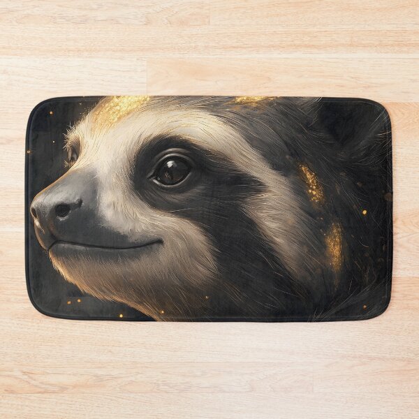 Item preview, Sloth Golden Fur Fantasy Animal Mystic Forest Dream designed and sold by mildaclairmo.