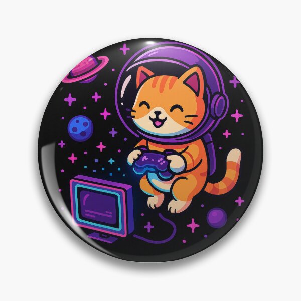 Item preview, Lofi Gaming Astronaut Cat in Space designed and sold by ayberk168.