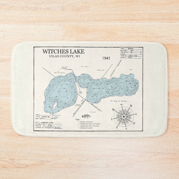 Item preview, Witches Lake - Vilast County WI  designed and sold by Jean Plout.